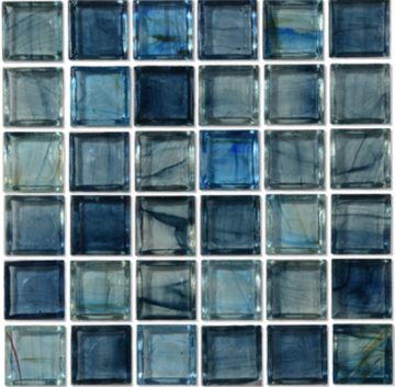 Aquabella Fjord Misty 1x1 Glass Tile